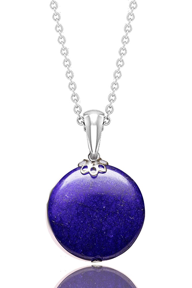 Sertifikalı Hakiki Dumortireit Taşı Kolye - 1.kalite 20mm