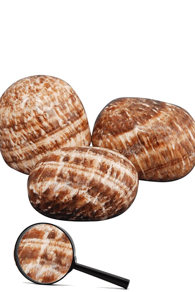 Sertifikalı Tamburlanmış Aragonit Taşı Kütle - Brezilya