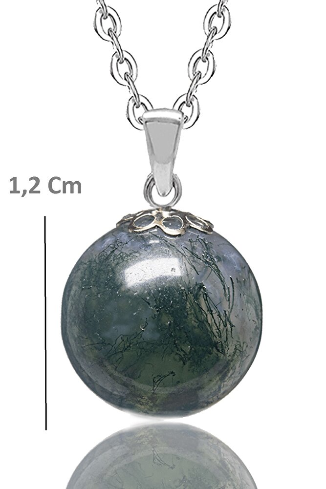 Sertifikalı Doğal Hint Akik Taşı Kolye