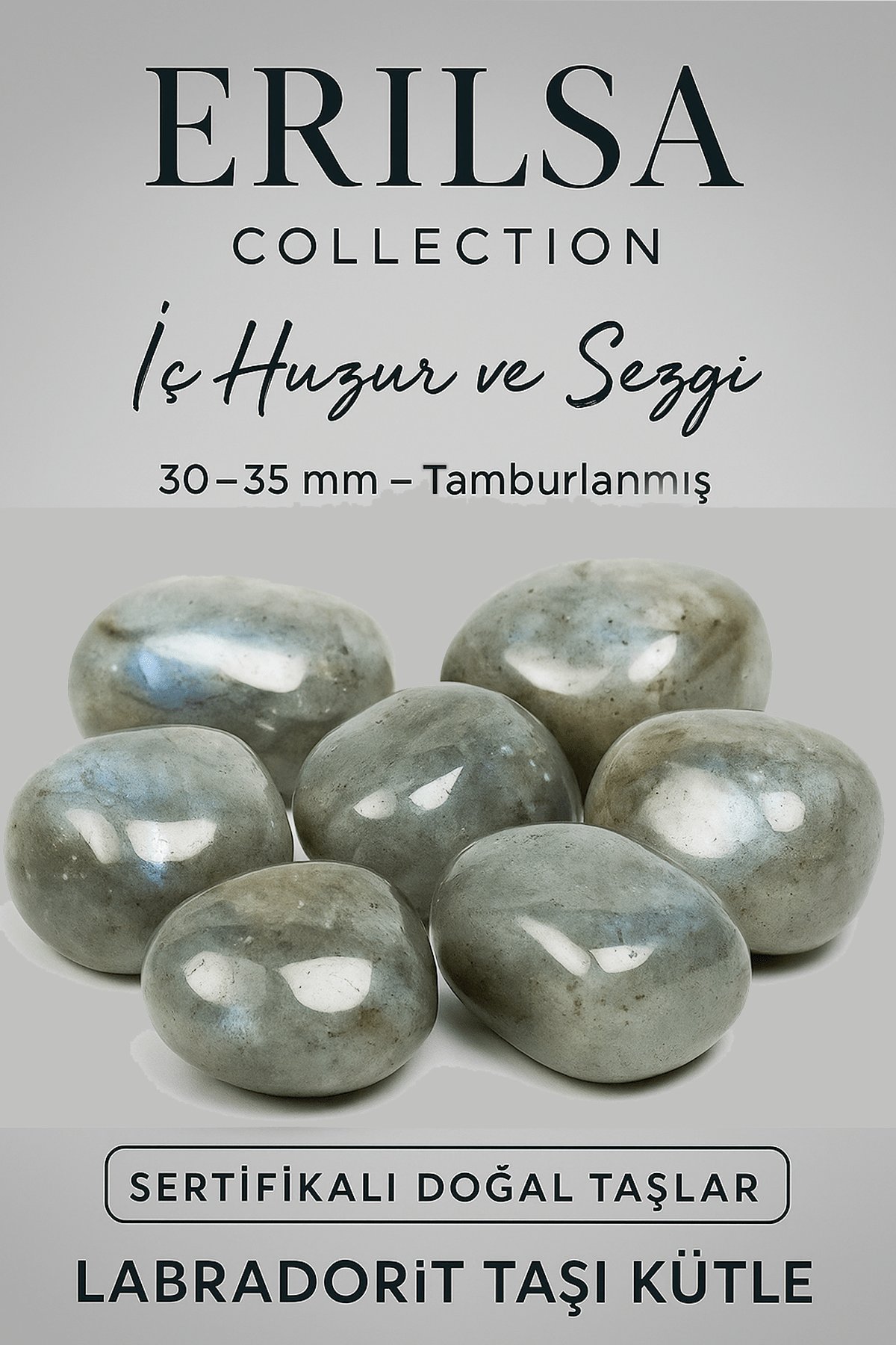 Sertifikalı Tamburlanmış Labradorit Taşı Kütle Parça – Doğal Enerji Taşı