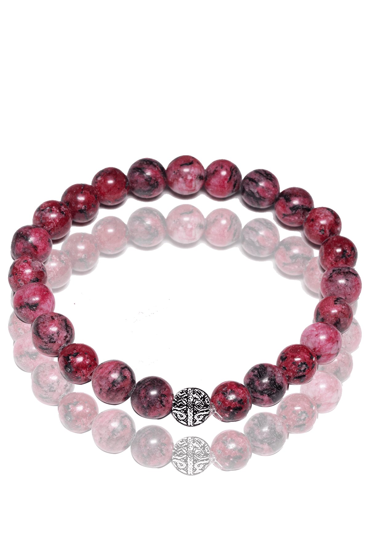 Sertifikalı Gerçek Kırmızı Kuvars Taşı Bileklik - Gümüş Aparatlı