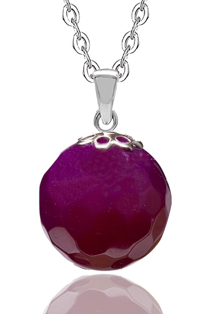 Sertifikalı Yakut Taşı Doğal Taş Kolye