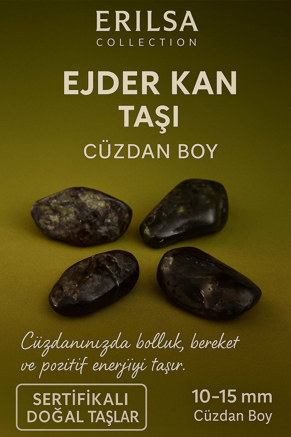 Sertifikalı Ruby Yakutlu Zoisit Taşı Kütle 10-15 mm – Bereket Tutku ve Denge Taşı