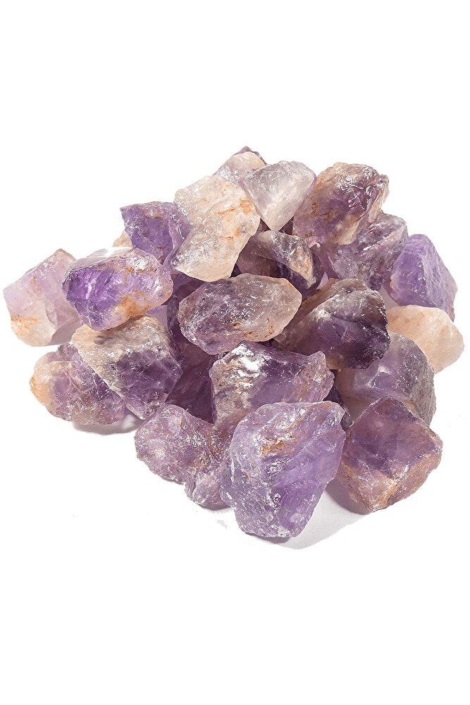 Sertifikalı Doğal Ham Ametist Taşı Doğal Taş Kütle (4-6 Cm)