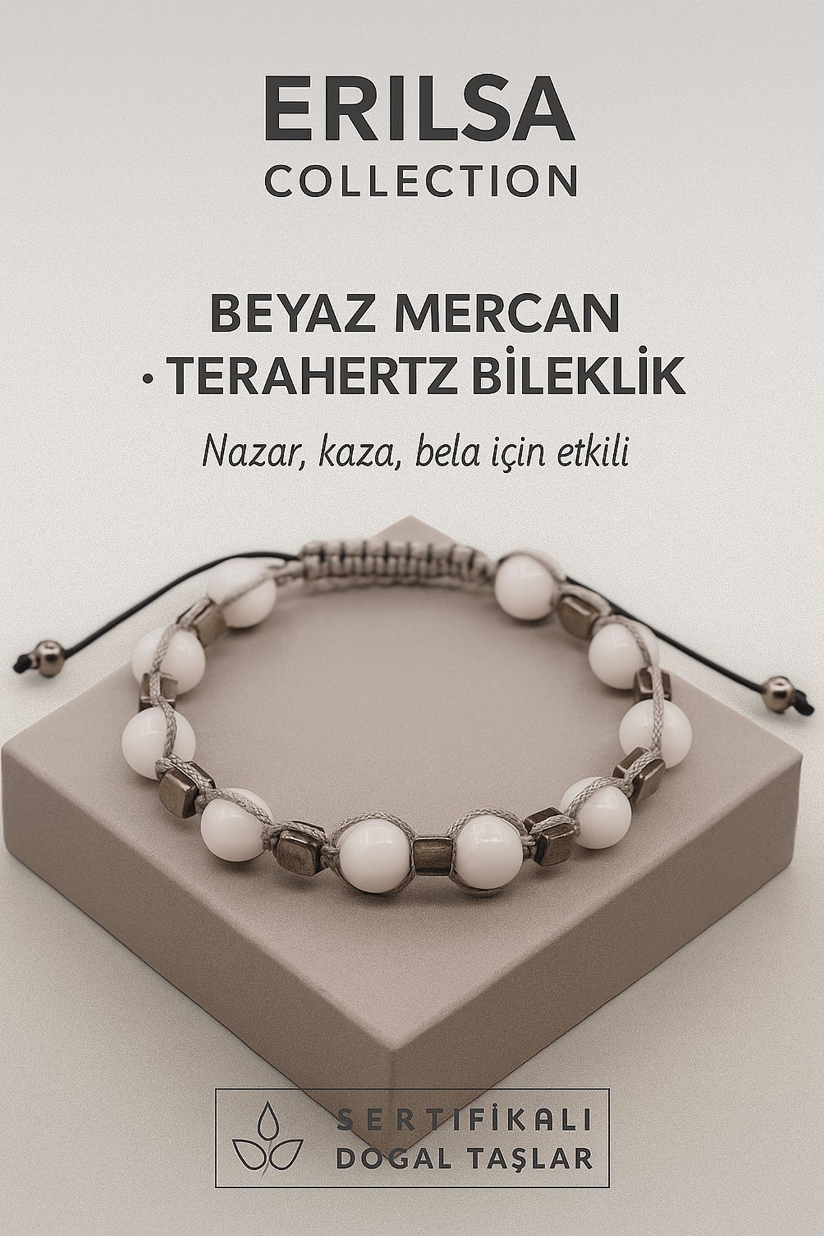 Sertifikalı Terahertz - Beyaz Mercan – Nazar, Kaza, Bela Koruma Enerjisi