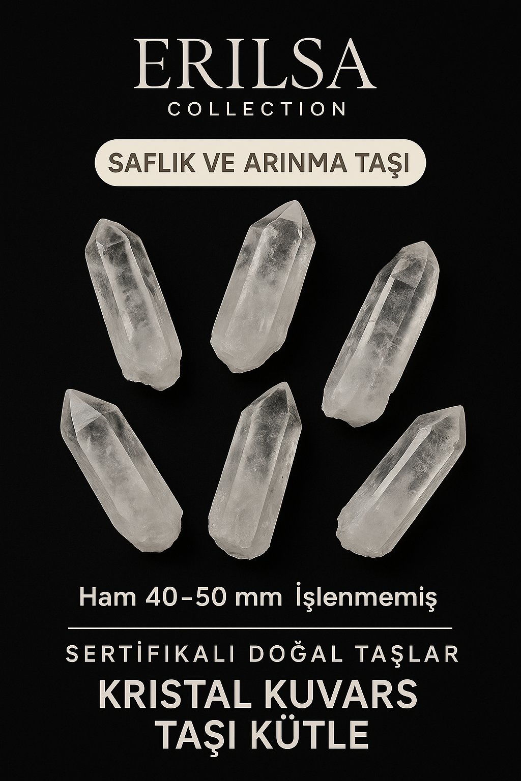 Sertifikalı Ham İşlenmemiş Dis Kristal Kuvars Taşı Kütle El Taşı Saf Enerji Akışı Zihin Arınması