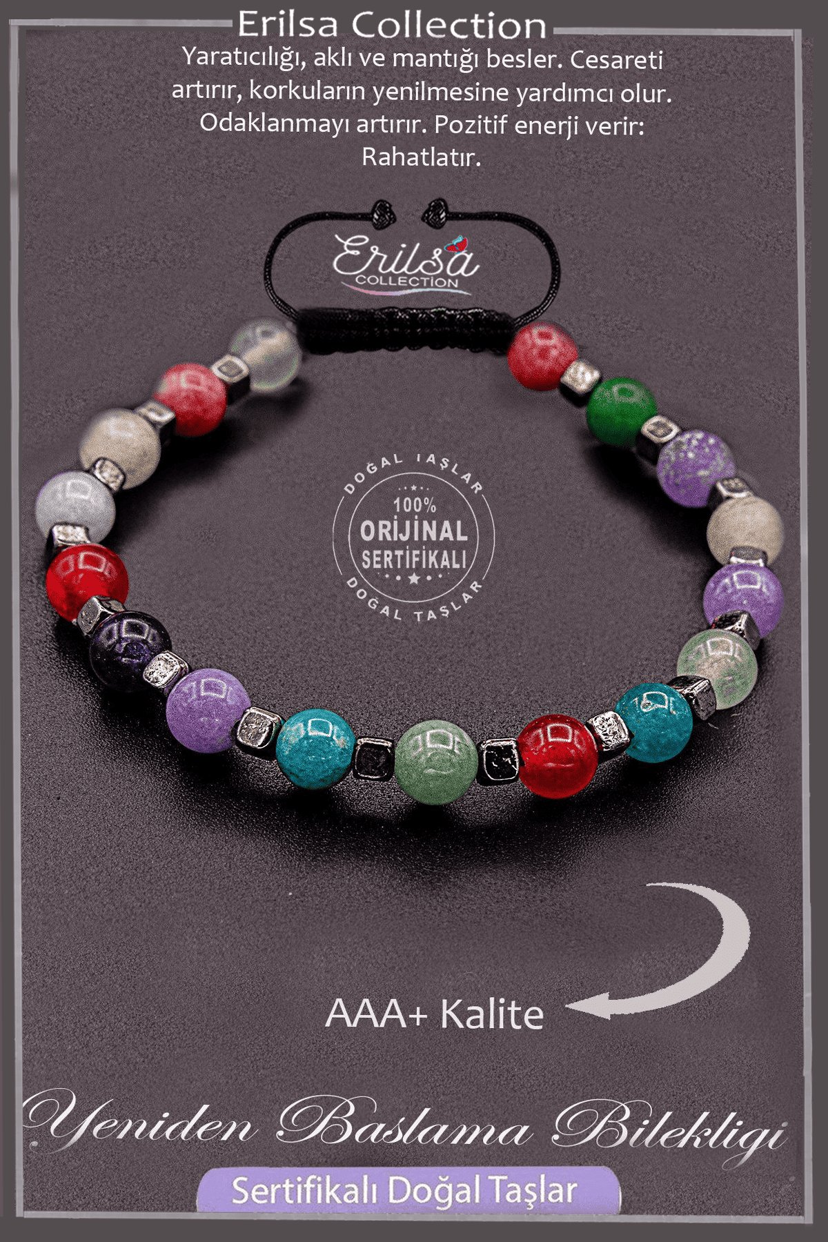 Sertifikalı AAA+ Kalite Terahertz - Yeniden Başlama Bilekliği